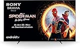 Sony KE-55A8/P Bravia 139 cm (55 Zoll) Fernseher (Android TV, OLED, 4K Ultra HD (UHD), High Dynamic Range (HDR), Smart TV, Sprachfernbedienung, 2021 Modell) Schwarz [Exklusiv bei Amazon]