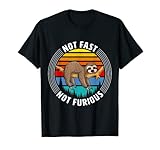Herren Lustiges Faultier-Geburtstagsgeschenk, Nicht Fast Not Furious Tierliebhaber T-S