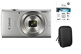 Canon Ixus 185 Silber Kit + 16GB SDHC Speicherkarte + T