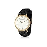 Andreas Osten Unisex Analog Quarz Uhr mit Stoff Armband AO-215