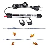 Lnder Aquarium Heizung, Thermostat Für Fischtanks, Aquarium Heizstab, Mit Saugnäpfen, externem Temperaturregler, 25W 50W 100W 200W 300W Regelheizer Schutz Für Fische Und Garnelen (Size : 25W)