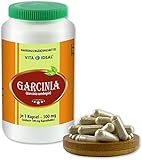 VITAIDEAL ® Garcinia Früchte (Garcinia cambogia) 90 Kapseln je 500mg, aus rein natürlichen Kräutern, ohne Zusatzstoffe von NEZ-Disk