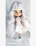 Puppe Blythe Gelenkkörper Nackt Lange Pastel lila Haare 30cm BJD