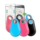6 Stücke Bluetooth Schlüsselfinder, Wireless Schlüssel Finder mit 6 Empfängern GPS Artikel Locator, Tracker Unterstützung Fernbedienung, Haustier Brieftasche Gute Idee für Ihre Aussoren Geg