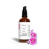 HERBLIZ Rose Massageöl mit 300mg CBD - Sinnlich Romantisches Bio Massage Öl mit Rosen-Duft | Mit ätherischen Ölen und Rosen Aroma - 100% Natürlich | Ausgleich für Körper & S