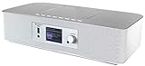 Soundmaster ICD2020WE Internet UKW DAB Radio Netzwerkplayer CD MP3 App-Steuerung Fernbedienung in Weiß