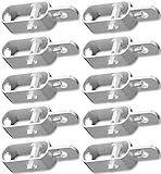 Amagabeli 10 x Drahtspanner Spanndraht Galvanisch Verzinkt 4# 120MM Maschendrahtzaun Spanner Maschendraht Zaunspanner Drahtspanner für Garten Drahtzaun WR6