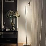 IW.HLMF LED-Stehlampe Dimmbar mit RGB-Farbwechsler und Fernbedienung Eck-Stehleuchte Metall-Stehlampe für Wohnzimmer Schlafzimmer Kinderzimmer, mit Fußschalter 20 W, 1600 LM, Weiß