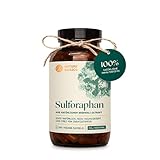 Nature Basics® natürliches Sulforaphan (Brokkoli Extrakt) im Glas | frei von Zusatzstoffen & CO-neutral | 180 vegane Kapseln | 500mg pro Tagesdosis | hochdosiert 10% Sulforaphan 50mg | nachhaltig