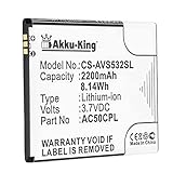 Akku-King Akku kompatibel mit Archos AC50CPL - Li-Ion 2200mAh - für 50