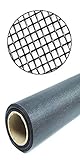 6,90 €/m² Fliegennetz Fliegengitter Meterware Ersatzteil Zubehör - Fiberglas Plissee Gaze Gewebe Draht Insektenschutz u. Fliegenfenster Schwarz Insektenschutznetz (Breite 150 cm, 70% Betterview)