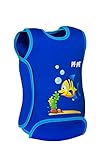 PI-PE Baby Warmer Neopren Schwimmanzug Blue S (0-6 Monate)