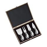 Cilio C294804 294804 Käsemesser-Set Piave 4-teilig, in Holz-Geschenkbox