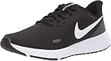 Nike Damen Revolution 5 Laufschuhe, Black White Anthracite, 40.5 EU