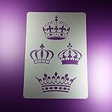 Schablone Krone 4 Kronen Motive Crown - BA69