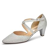 Gabor Shoes Damen 01.363.61 Pumpe, Silber, 39 EU