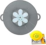 HFangWang 1 x Lebensmittel-Abdeckung, Überlauf-Stopper, Deckel für Pfannen und Töpfe, Kochen in der Küche, Anti-Überlauf-Abdeckung, hohe Temp