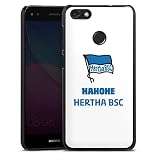 DeinDesign Hard Case kompatibel mit Huawei Y6 Pro (2017) Schutzhülle schwarz Smartphone Backcover Hertha BSC Berlin Offizielles Lizenzproduk