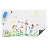 Löwenbiss Magnetische Whiteboard Folie Selbstklebend Ferrofolie Whiteboard Matt Weißwandtafel Whiteboard Schreibtafel Wandfolie Selbsthaftend Flipchart Folie (350 x 120 cm)