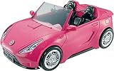 Barbie DVX59 - Cabrio Fahrzeug, in pink, mit Platz für 2 Puppen, Puppen Zubehör, Spielzeug ab 3 J