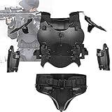 WZFANJIJ Taktische Weste Molle Militär Weste Herren Taktische Rüstung Elbogenschützer für Paintball Airsoft Nerf O