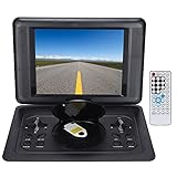 Tragbarer DVD-Player, 12,0-Zoll-Fernbedienung mit Augenschutz-Rotations-HD-Auto-DVD-Player Mobiler DVD-Player mit Kopfstütze, Großem Schwenkbildschirm, Akku und USB-Anschluss, Support-CD, VCD(EU)