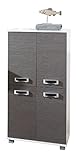 Schildmeyer Cadiz 119727 Highboard, 60 x 117,5 x 32,5 cm, esche g