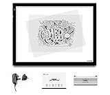 Huion A3 LED Leuchtkasten 415 × 330 mm ultra-schlankes Pausenbrett Leuchtkasten mit einstellbarer Beleuchtung für Kü