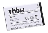 vhbw Li-Ion Akku 1350mAh (3.7V) kompatibel mit Smartphone Handy Telefon Doro Primo 365, JBL MD-51W, Play Up, Siemens Gigaset SL930, Telekom Speedphone 701