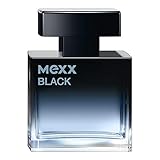 Mexx Black Man Eau de Toilette - holzig-aquatischer Herrenduft, 30