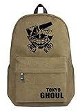 WANHONGYUE Tokyo Ghoul Anime Cosplay Backpack Canvas Schultasche Rucksack Büchertasche Daypack