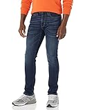 Amazon Essentials Skinny-Fit High Stretch Jeans, Dunkle Waschung, 34W / 32L