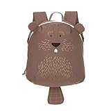 LÄSSIG Kinderrucksack für Kita Kindertasche Krippenrucksack mit Brustgurt/Tiny Backpack, About Friends Beaver, 24 cm, 3,3 L