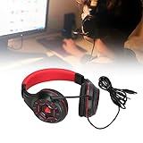 CCYLEZ G315 Gaming-Kopfhörer, 3,5-mm-Gaming-Headset mit Mikrofon, 3D-Surround-Sound-Kopfhörer für PS4 PC-Notebook-Handy-Tab