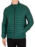 Tommy Hilfiger Herren Light Weight Packable Bomber Bomberjacke, Grün (Forest Biome 301), S