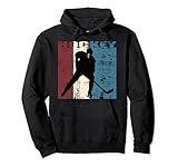 Hockey Vintage Eishockey Spieler Distressed Pullover H
