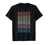 Classic Gamer Retro Boy Girl Video Games Gamer Gift Gaming T-S