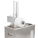 Ausla Halterung für Ultraschall-Schallplattenreinigungsmaschine, Reinigungszubehörfür die Audio-Halterung, Anhebbares Phonograph-Scheibenreinigungsgestell(EU-Stecker)