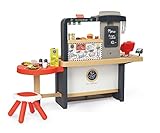 Smoby - Chef Corner Restaurant – zum Kochen uns Servieren, Küchenbereich, Essplatz, Kassenbereich mit Theke und Essensausgabe, für Kinder ab 3 J