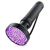 Brandson - High Power UV LED Taschenlampe | Schwarzlicht Taschenlampe | UV Schwarzlicht | Ultraviolett Strahler | 100 LEDs | hohe Beleuchtungsfläche | sehr leuchtintensiv | IP54 | langlebig | rob