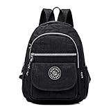 Mode Damen Rucksack Wasserdichtes Design super große Kapazität Outdoor-Reisetasche Einfach Rucksäcke Unisex-Stil Student Schultasche Diebstahlsicherer Rucksack mit Reiß