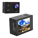 Shanrya Kamera wasserdichtes Design wasserdichter Camcorder Bild klarer 4k Bild im Freien für zu Hause Laufen R