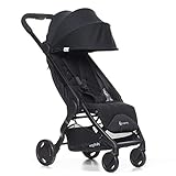 ERGObaby Metro Kinderwagen Buggy mit Liegefunktion ab 6 Monate bis 18kg, Kinder-Buggy Zusammenklappbar Klein Leicht Kompakt, Schw