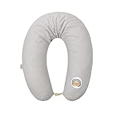 Sei Design ® Stillkissenbezug für Stillkissen von Sei Design 170 x 30cm mit Reißverschluss und hochwertiger Stickerei, 100% Baumwolle (Igel)