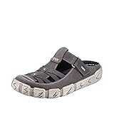 Rieker Damen L0396 Clogs, grau, 42 EU