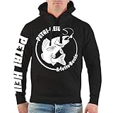 Spaß kostet Männer und Herren Kapuzenpullover Angler Petri Heil und fette Beute Grösse S bis 4XL