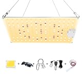 WEIATTLE 600W LED Pflanzenlicht Vollspektrum Mit Samsung Diode Lampe Pflanzenlampe LED Grow Light Wachstumslampe für Zimmerpflanzen für Innen Samen Knospe Pflanze Gemüse und Blume für Wachsen Z