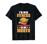 I'm Into Fitness Burger lustiges Fitness Workout T-S