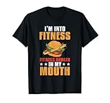 I'm Into Fitness Burger lustiges Fitness Workout T-S