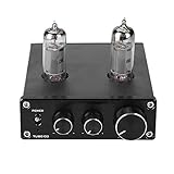 Röhrenverstärker-Vorverstärker, Mini, hohe Klangqualität, für Telefon, Laptop, Anti-Interferenz, Stereo, Verstärker, Hifi-Vorverstärker, Stereo, High-Fidelity, einfach zu bedienen, 12v(EU-STECKER)